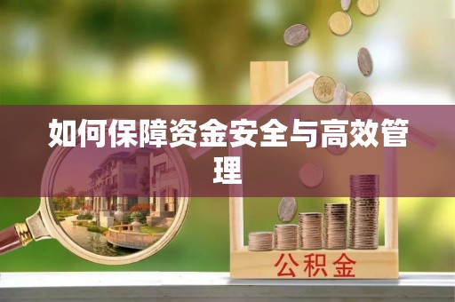 加查如何保障资金安全与高效管理