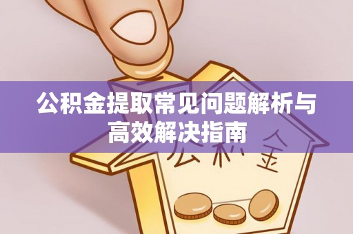 加查公积金提取常见问题解析与高效解决指南