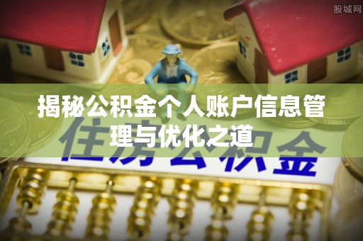 加查揭秘公积金个人账户信息管理与优化之道