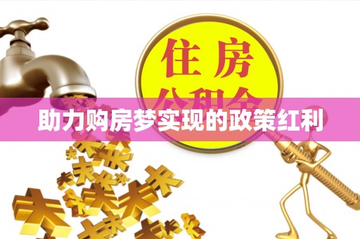 加查助力购房梦实现的政策红利