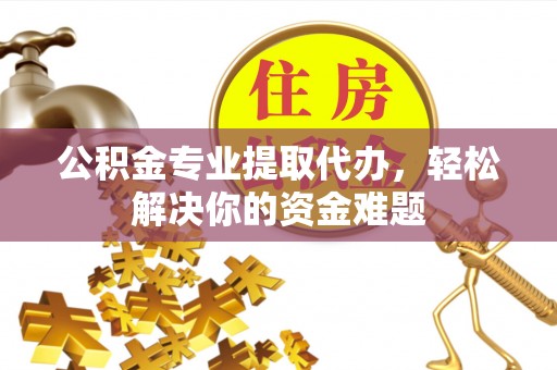 加查公积金专业提取代办，轻松解决你的资金难题