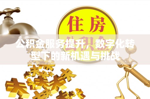 加查公积金服务提升，数字化转型下的新机遇与挑战