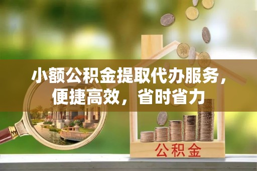 加查小额公积金提取代办服务，便捷高效，省时省力