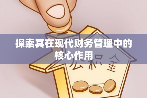 加查探索其在现代财务管理中的核心作用
