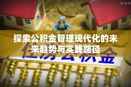 加查探索公积金管理现代化的未来趋势与实践路径