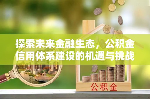 加查探索未来金融生态，公积金信用体系建设的机遇与挑战