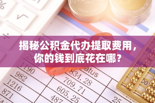 加查揭秘公积金代办提取费用，你的钱到底花在哪？