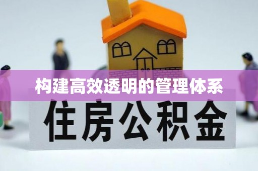 加查构建高效透明的管理体系