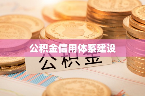 加查公积金信用体系建设