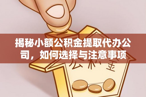加查揭秘小额公积金提取代办公司，如何选择与注意事项