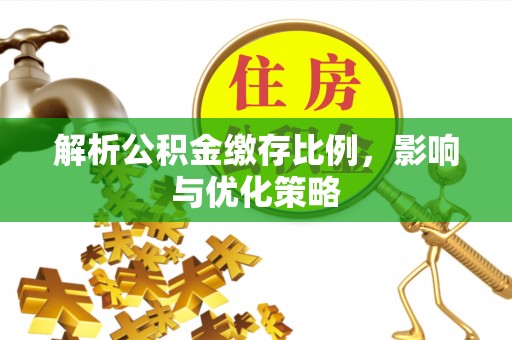 加查解析公积金缴存比例，影响与优化策略