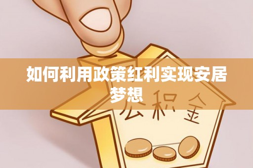 加查如何利用政策红利实现安居梦想
