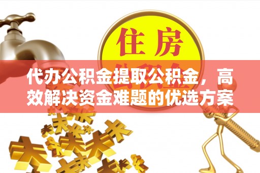 加查代办公积金提取公积金，高效解决资金难题的优选方案