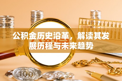 加查公积金历史沿革，解读其发展历程与未来趋势