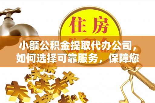 加查小额公积金提取代办公司，如何选择可靠服务，保障您的资金安全
