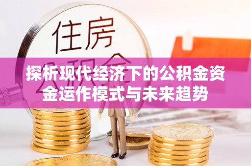 加查探析现代经济下的公积金资金运作模式与未来趋势