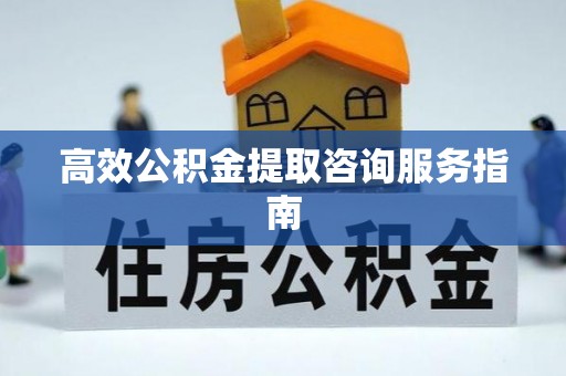 加查高效公积金提取咨询服务指南