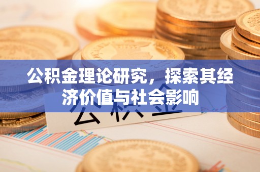加查公积金理论研究，探索其经济价值与社会影响